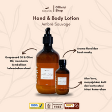Load image into Gallery viewer, Bathaholic - Hand & Body Lotion Ambré Sauvage