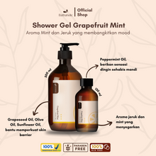 Load image into Gallery viewer, Bathaholic - Grapefruit Mint Shower Gel 500ml