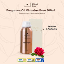 Load image into Gallery viewer, Bathaholic Victorian Rose Fragrance Oil X Molekvle 500 mL Aromatherapy Pengharum Ruangan Eksklusif
