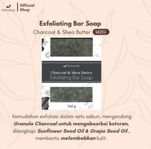 Load image into Gallery viewer, Charcoal & Shea Butter Exfoliating Bar Soap
