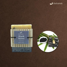 Load image into Gallery viewer, Bathaholic - Black Velvet Natural Soap 143gram