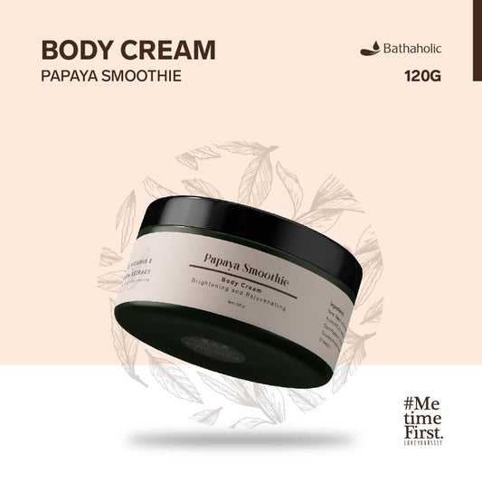 Bathaholic - Papaya Smoothie Body Cream 120gr