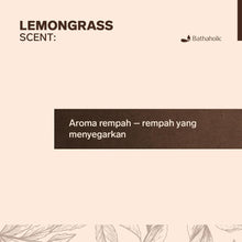 Load image into Gallery viewer, Bathaholic - Body Scrub Cream Lemongrass - Lulur Cream Eksfoliasi Tubuh Mencerahkan, Melembutkan dan Mengangkat Sel Kulit Mati