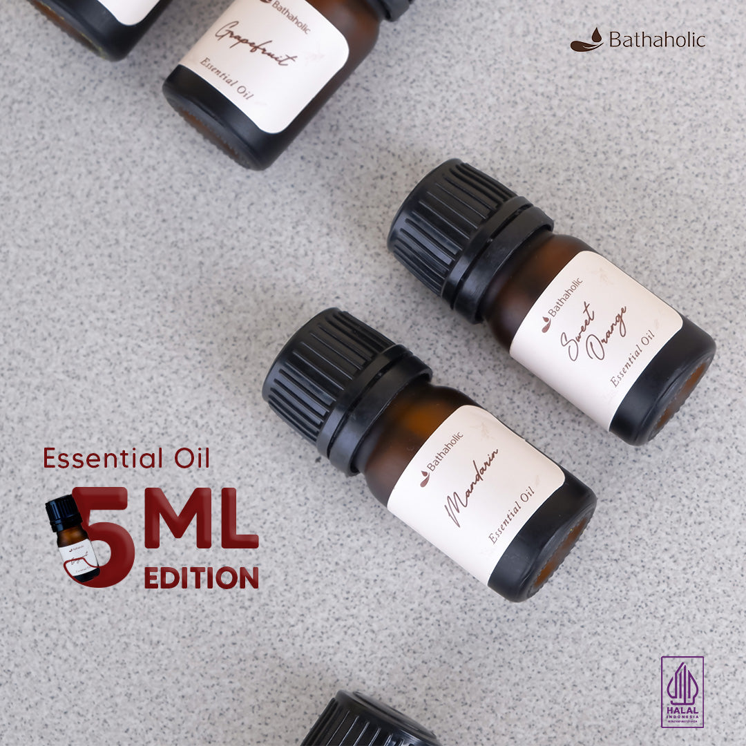 Bathaholic - Bergamot 5ml Essential Oil / Minyak Aromatherapy Pengharum Ruangan Mini Package