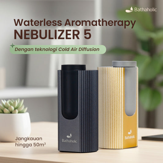 Bathaholic Nebulizer 5 Waterless Aromatherapy Diffuser Premium