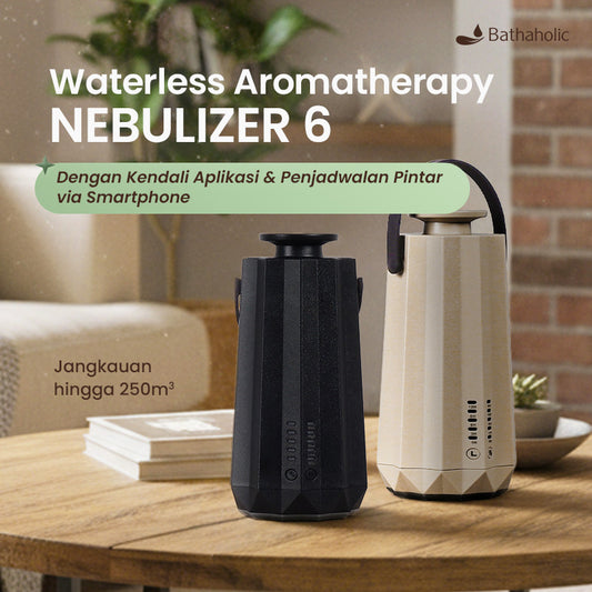 Bathaholic Nebulizer 6 Waterless Aromatherapy Diffuser with Smart App
