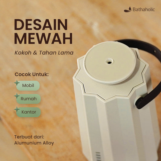 Bathaholic Nebulizer 6 Waterless Aromatherapy Diffuser with Smart App