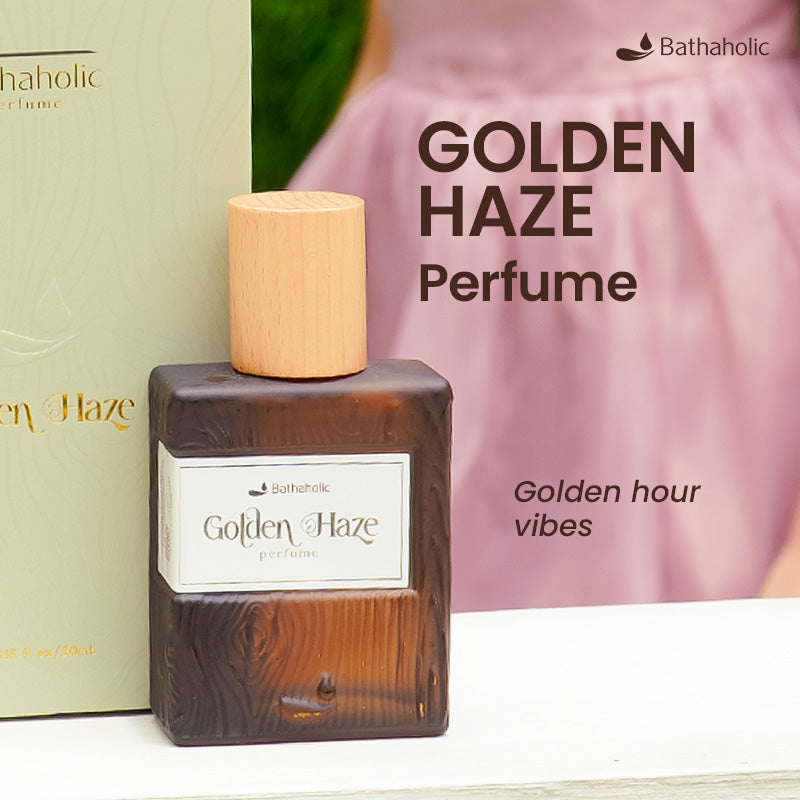Bathaholic Golden Haze Parfum – Wangi Floral Sweet Warm, Soft Creamy & Elegant