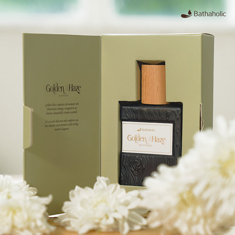 Bathaholic Golden Haze Parfum – Wangi Floral Sweet Warm, Soft Creamy & Elegant