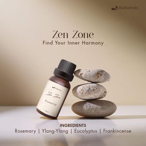 Bathaholic - Zen Zone Essential Oil / Minyak Diffuser Oil Aromatherapy Pengharum Ruangan
