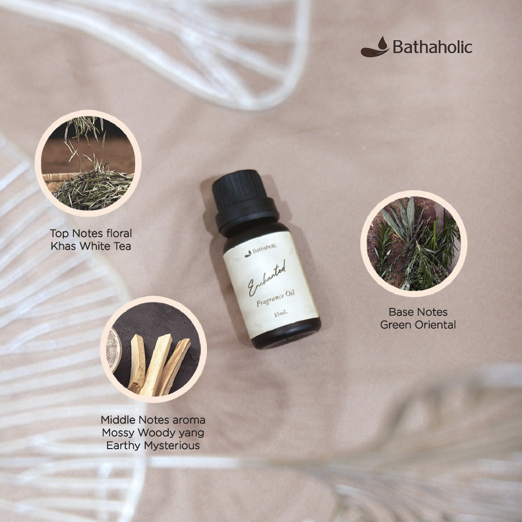 Bathaholic - Enchanted 15ml Fragrance Oil / Minyak Diffuser Aromatherapy Pengharum Ruangan Menyegarkan