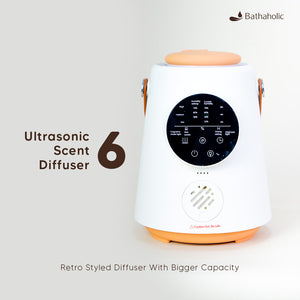 Bathaholic - Diffuser Humidifier Ultrasonic Scent Diffuser 6 Aromatherapy Pengharum Ruangan - USD 6