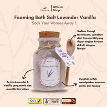 Load image into Gallery viewer, Bathaholic - Lavender Vanilla Foaming Bath Salt