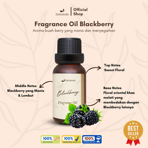 Bathaholic - Blackberry Fragrance Oil / Minyak Aromatherapy Pengharum Ruangan Refill Car Fragrance