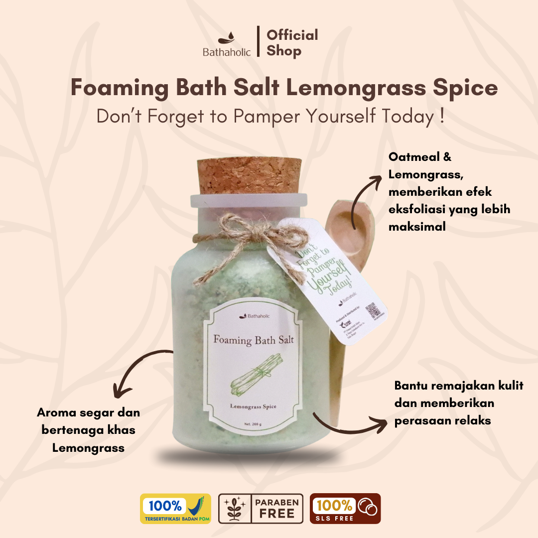 Lemongrass Spice Foaming Bath Salt