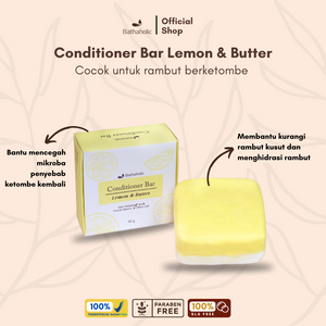 Bathaholic - Lemon & Butter Conditioner Bar