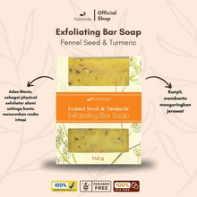 Load image into Gallery viewer, Fennel Seed &amp; Turmeric Exfoliating Bar Soap