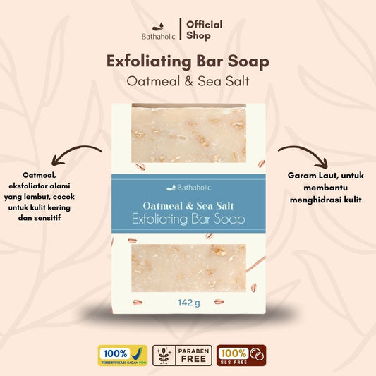 Oatmeal & Sea Salt Exfoliating Bar Soap