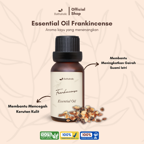 Bathaholic - Frankincense Pure Essential Oil / Minyak Aromatherapy Pengharum Ruangan