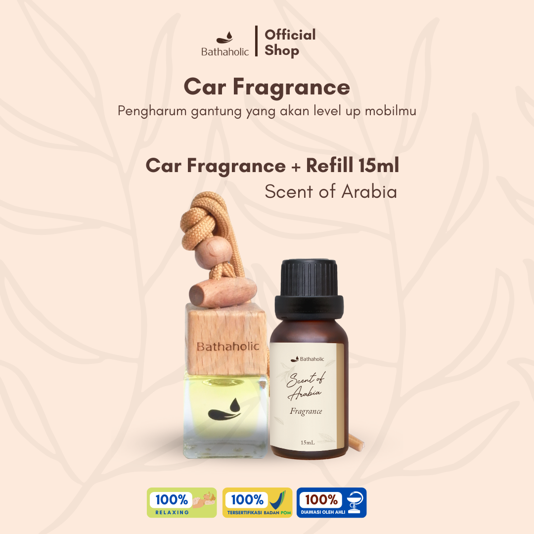 Bathaholic - Car Fragrance Aromatherapy Pewangi Mobil, Pengharum Mobil, Parfum Mobil