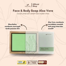 Load image into Gallery viewer, Bathaholic - Aloe Vera Face &amp; Body Soap