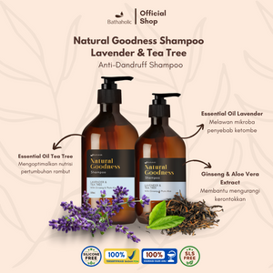 Bathaholic - Natural Goodness Lavender & Tea Tree Shampoo