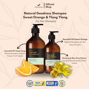 Bathaholic - Natural Goodness Sweet Orange & Ylang-Ylang Shampoo