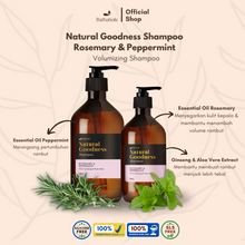 Load image into Gallery viewer, Bathaholic - Natural Goodness Rosemary &amp; Peppermint Shampoo