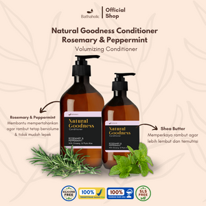 Bathaholic - Natural Goodness Rosemary & Peppermint Conditioner