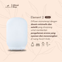 Load image into Gallery viewer, Bathaholic Diffuser Element 2 – Aromatherapy Diffuser Elegan &amp; Minimalis | LED 7 Color | Ruangan Lebih Tenang &amp; Wangi