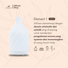 Load image into Gallery viewer, Bathaholic Diffuser Element 1 – Aromatherapy Diffuser Elegan &amp; Minimalis | LED 7 Color | Ruangan Lebih Tenang &amp; Wangi