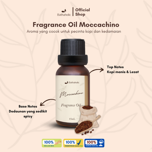 Bathaholic - Moccachino 15ml Fragrance Oil / Minyak Diffuser Oil Aromatherapy Pengharum Ruangan