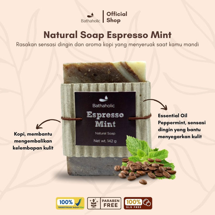 Bathaholic - Espresso Mint Natural Soap 143gram