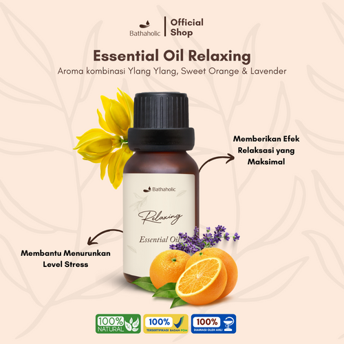 Bathaholic - Relaxing Pure Essential Oil / Minyak Aromatherapy Pengharum Ruangan