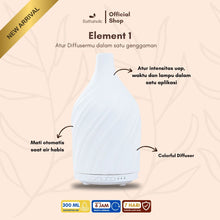 Load image into Gallery viewer, Bathaholic Diffuser Element 1 – Aromatherapy Diffuser Elegan &amp; Minimalis | LED 7 Color | Ruangan Lebih Tenang &amp; Wangi