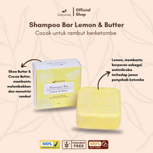 Load image into Gallery viewer, Bathaholic - Lemon &amp; Butter Shampoo Bar