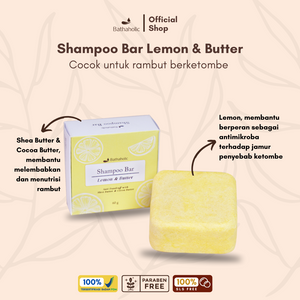 Bathaholic - Lemon & Butter Shampoo Bar