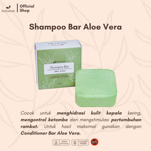 Bathaholic - Aloe Vera Shampoo Bar