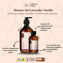 Load image into Gallery viewer, Bathaholic - Lavender Vanilla Shower Gel 500ml