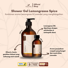 Load image into Gallery viewer, Bathaholic - Lemongrass Spice Shower Gel 130ml