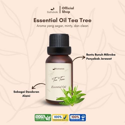 Bathaholic - Tea Tree Pure Essential Oil / Minyak Aromatherapy Pengharum Ruangan