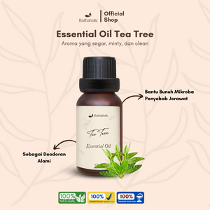 Bathaholic - Tea Tree Pure Essential Oil / Minyak Aromatherapy Pengharum Ruangan