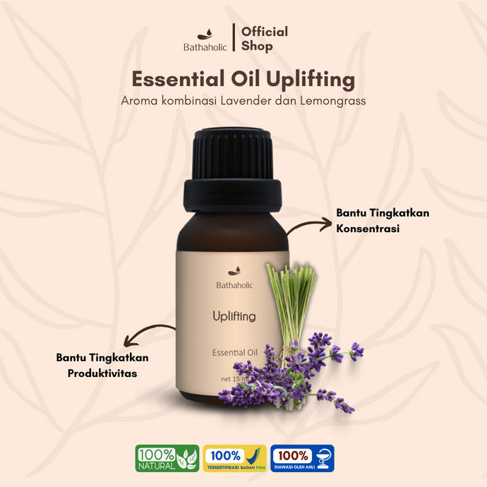 Bathaholic - Uplifting Pure Essential Oil / Minyak Aromatherapy Pengharum Ruangan
