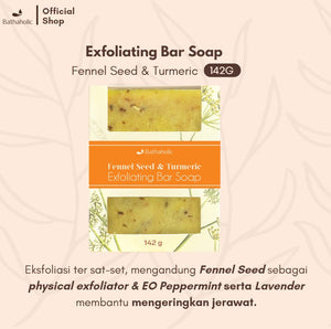 Fennel Seed & Turmeric Exfoliating Bar Soap