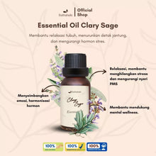 Load image into Gallery viewer, Bathaholic Clary Sage - Essential Oil / Minyak Diffuser Aromatherapy Pengharum Ruangan / Relaksasi Alami untuk Jiwa &amp; Raga