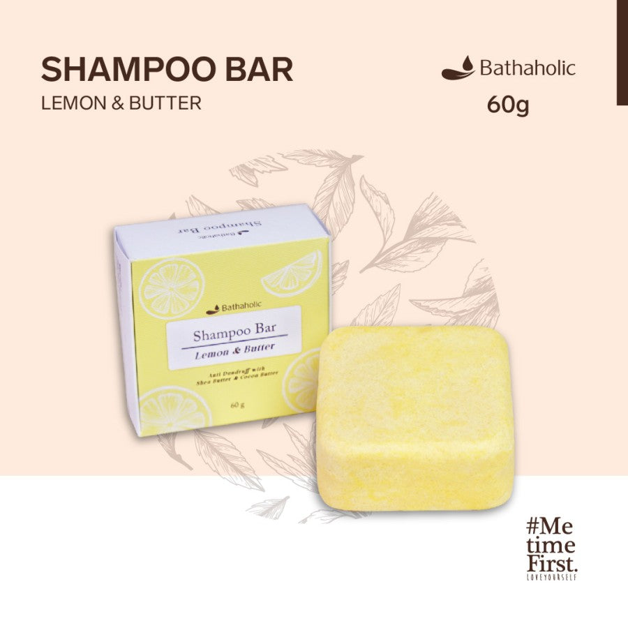 Bathaholic - Lemon & Butter Shampo Bar