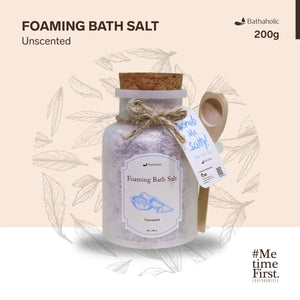 Bathaholic - Unscented Foaming Bath Salt