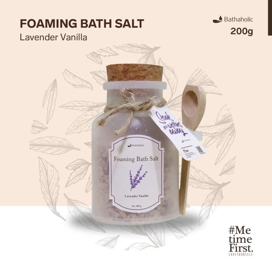 Lavender Vanilla Foaming Bath Salt
