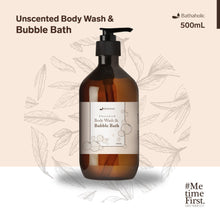 Load image into Gallery viewer, Bathaholic - Unscanted Body Wash &amp; Bubble Bath 500ml