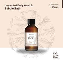 Load image into Gallery viewer, Bathaholic - Unscanted Body Wash &amp; Bubble Bath 130ml